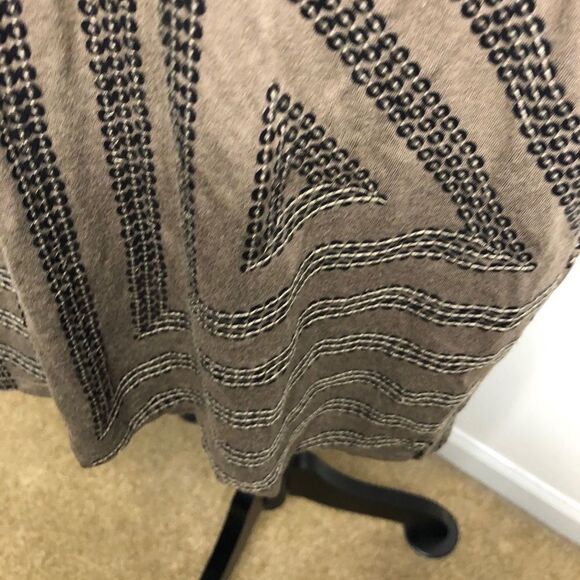 Express green sheer back sequin dress size medium - Picture 4 of 11